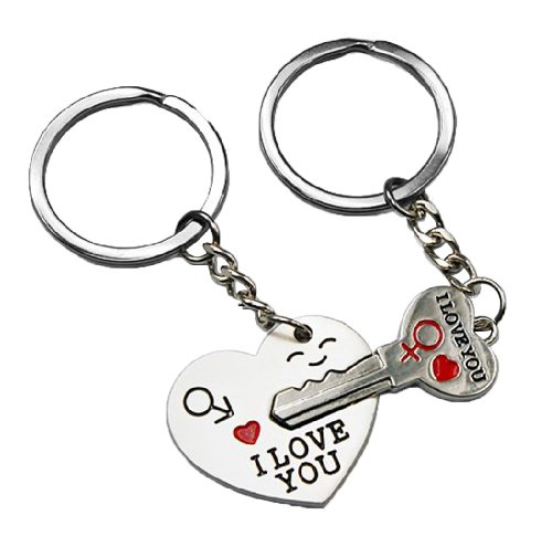 Smallwise Trading Couple Keychain Keyring   