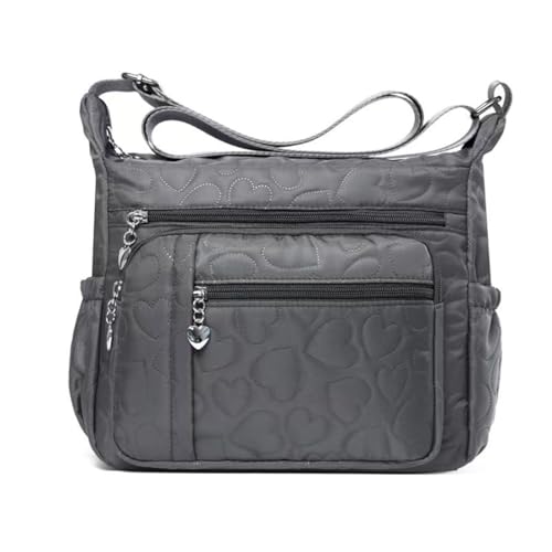 HERCMNOY Bolso cruzado para mujer, con múltiples bolsillos, casua...
