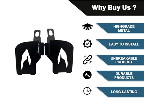 Image of Bajaj Dominar 250, 400, Heavy Metal Footrest |Foot Steps | Side Footrest |Foot Page Black Finish Both Side Foot Rest Easy Installation For Dominar 400.