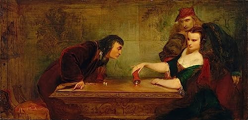 Tableau le dernier jet de Charles Robert Leslie, décoration murale salon et bureau 60x90cm