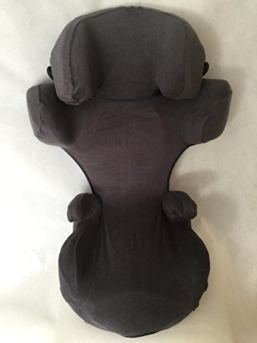 Sommerbezug Für Kiddy Cruiserfix 3 - 100% Baumwolle Frottee Schonbezug Dunkelgrau