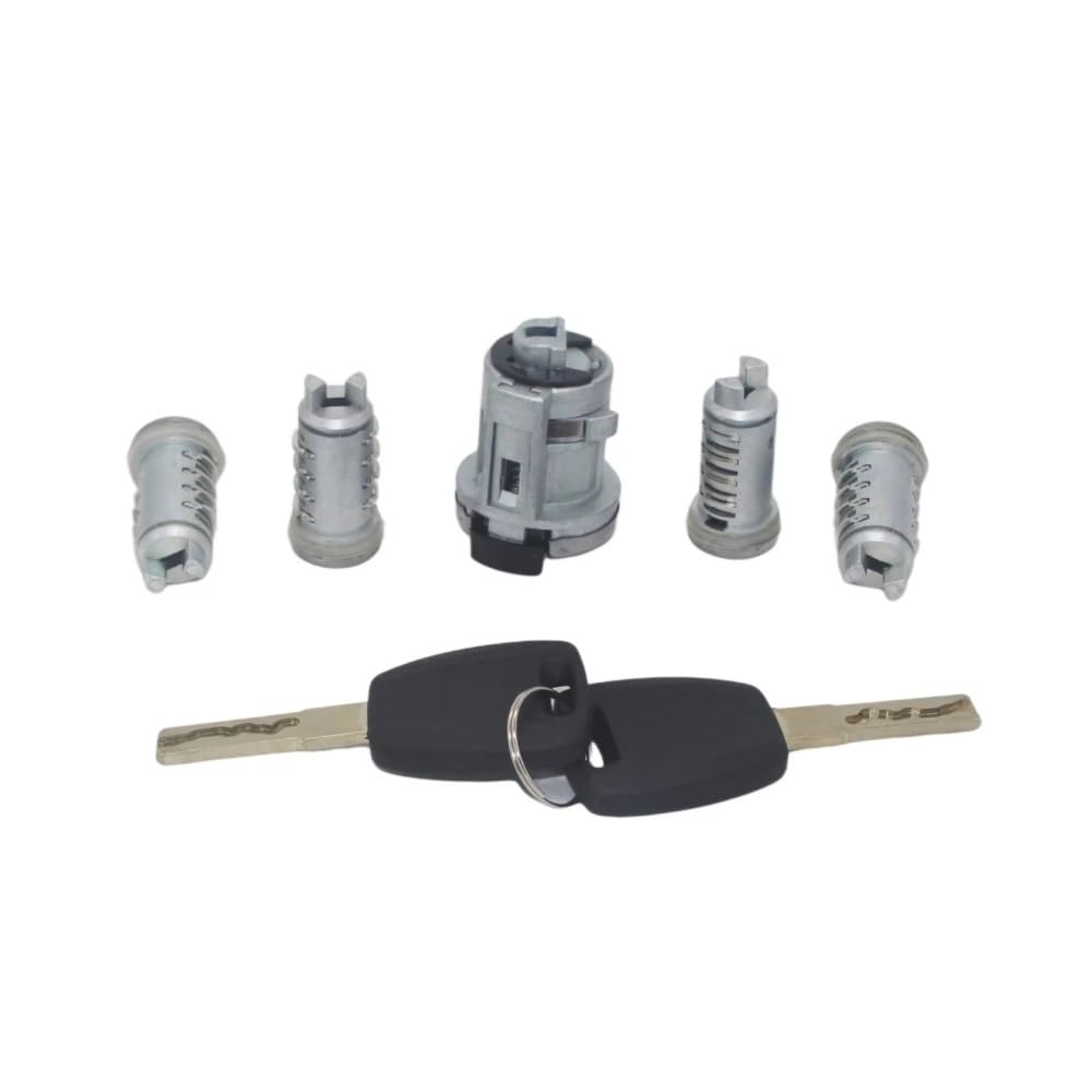 Zhjlut One Color Car Lock Cylinder Compatible With Fiat For Doblo 119 2001-2020 Ignition Door Trunk Lock Barrel Cylinder