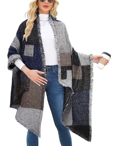 heekpek Grand Tartan Echarpe Châle Mode féminine Stole...