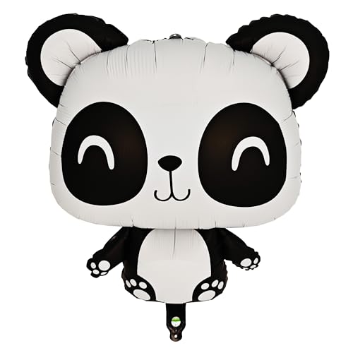 Panda Foil balloon for jungle creations Mylar Balloon inflatable safari theme Cute Panda birthday party decorations Kids baby shower party supplies