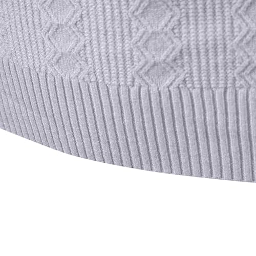 Men's Slim Fit Turtleneck Sweater Casual Long Sleeve Cable Knit Pullover Sweaters Fall Winter Thermal Basic Tops2