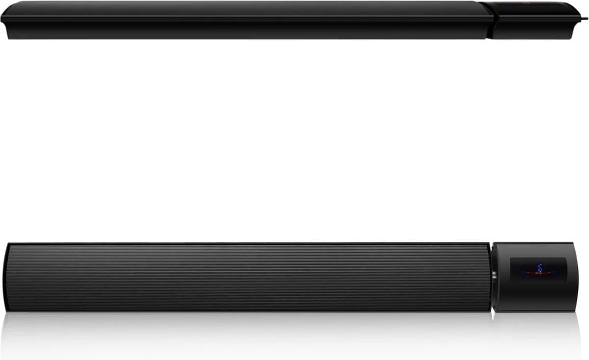Riscaldatore per Terrazza a infrarossi - Riscaldatore Elettrico per Terrazza Sospeso, Caleo, WiFi, con Telecomando… (3000Watt: 184 × 15 × 6.5 cm)