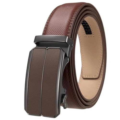 Men 3.5Cm Automatic Buckle Belt Metal Formal Jeans Waist Belts Style 6 100cm