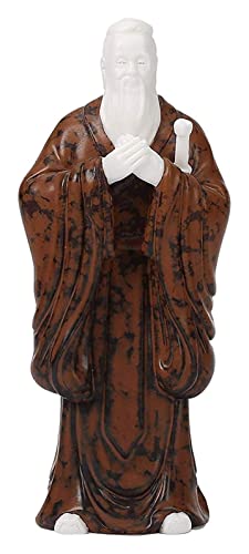 Statue de Confucius en céramique RLKHXBS un cadeau culturel unique pour décoration de bureau