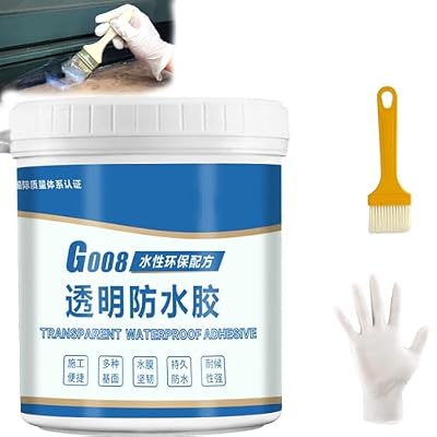 Cap Cut Waterproof Glue, Waterproof Glue Coating Sealant Agent Transparent Invisible Paste Glue with Brush, Fast-Drying Cap Cut Waterproof Glue, Invisible Waterproof Glue Anti Leakage Agent (1Pc)