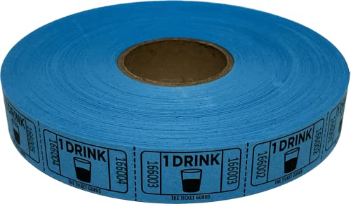 Boletos por rollo numerados en 8 colores surtidos para control de barra 4