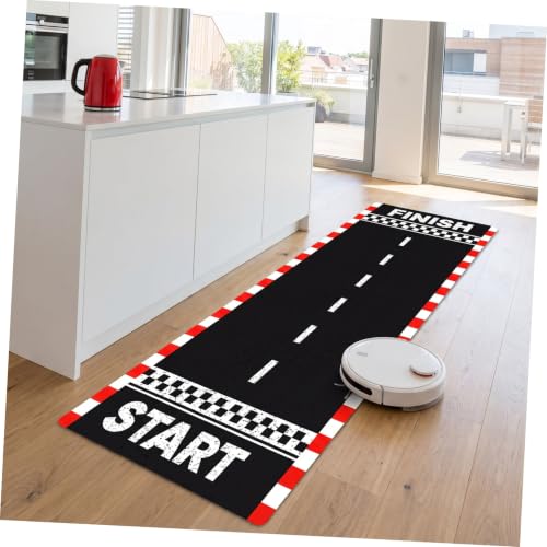 Gadpiparty tapete de pista de carreras absorbente de agua, material diatomita, cojín antideslizante, resistente al desgaste, fácil de limpiar, corredor de pista para interior miniatura 2