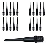 kwmobile 20x Kunststoff Spitzen für Darts - 2BA Gewinde - Ersatz Dartspitzen für Dartpfeile - Dart Ersatzspitzen Set für bis zu 20 Darts