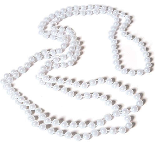 Costume Charleston Rubies perles blanches pour trouver une tenue des années 20 chic