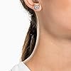 SWAROVSKI Una Angelic Stud Pierced Earrings, Rhodium Finish, Clear Crystal #3
