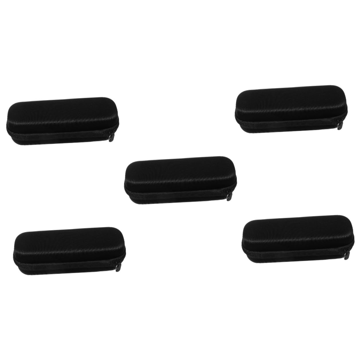 Beavorty 5 Piezas Caja De Almacenamiento De Cepillo De Caja De Cepillo De Funda Protectora para Cepillo De Eléctrico Estuche De Viaje Black Tela Tejida