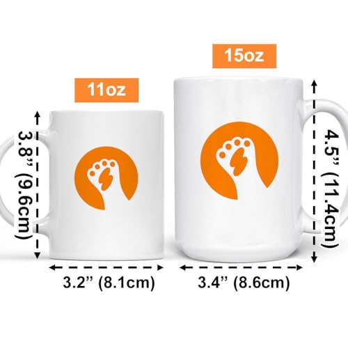Taza personalizada para papá de perro Wrappiness miniatura 6