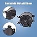 Left and Right Fog Lights Repalcement for Toyota Yaris 2006-2010 Fog Light Clear with Wiring Kit 812100D041 812100D042