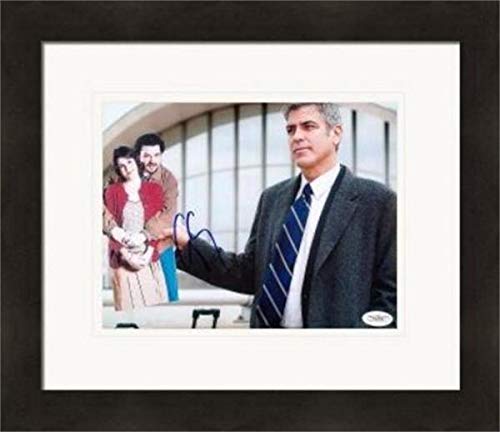 Autograph Warehouse 312877 8 x 10 in. George Clooney Autographed Photo - Actor JSA Image No. 2 Matted & Framed