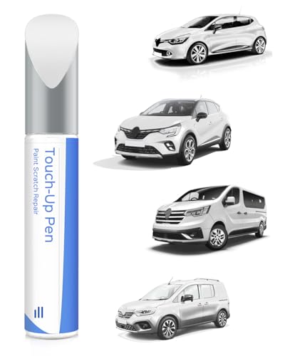 QNY Blanco Cuarzo Metálico / Blanco Cuarzo Metálico Pintura de retoque para Renault Correspondencia exacta - Reparación de arañazos y golpes