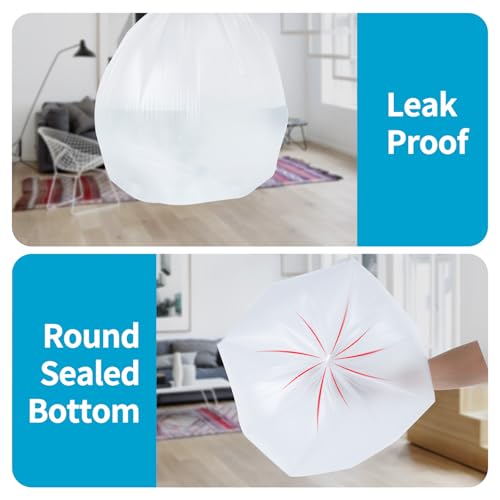 Effortless Clean-Up: Review of Clear 4-Gallon Trash Bags for Every Room