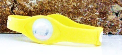 i-spirit Balance Bracelet Dragon Hologram for Luck, Financial Success, Mental Strength, Strength, Colour: Neon Yellow, Size: L = 19 cm, Unisex, Fitness, Leisure, Sports, Wellness, 19 centimeters, Silicone