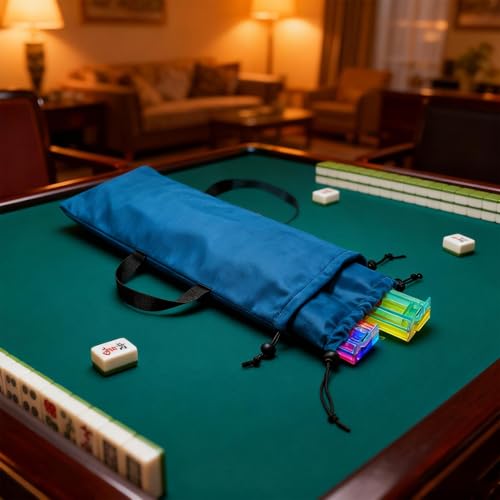 Housse de protection pour rack de mahjong étui cordon de qualité