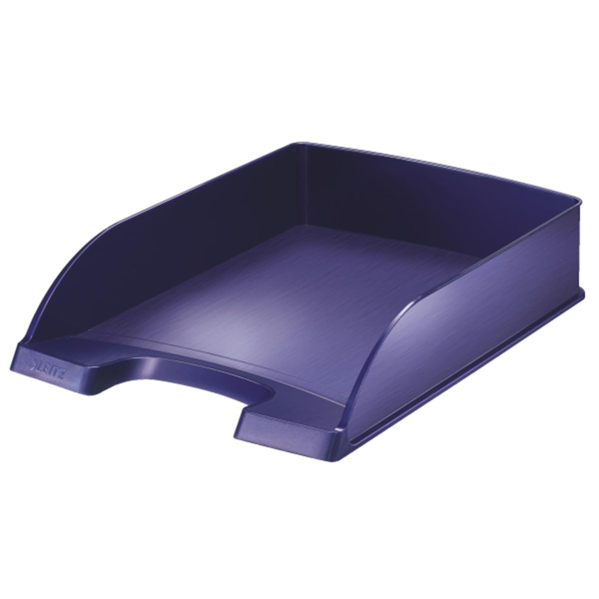 Leitz Briefkorb Standard A4, 5er Pack, Briefablage in Premium-Qualität, Stapelbares Ablagefach als Schreibtisch-Organizer, Titan Blau, Style-Serie, 52540069