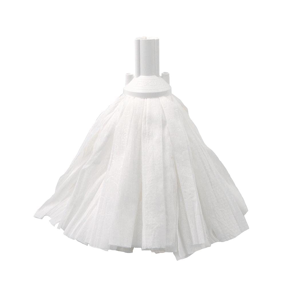 JanSan Exel Big White Mop Head 117g White (10 x Mops)