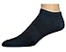 TOP STEP Men's Athletic Low-cut Socks with Arch Support - Black, 8 Pack, Sock Size 10-13. Fits Shoe Size 6-12