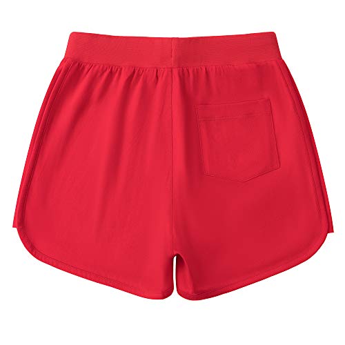 Girls Running Cotton Shorts Kids Drawstring Casual Short with Pockets Girls Workout Clothes 3-12 Years2