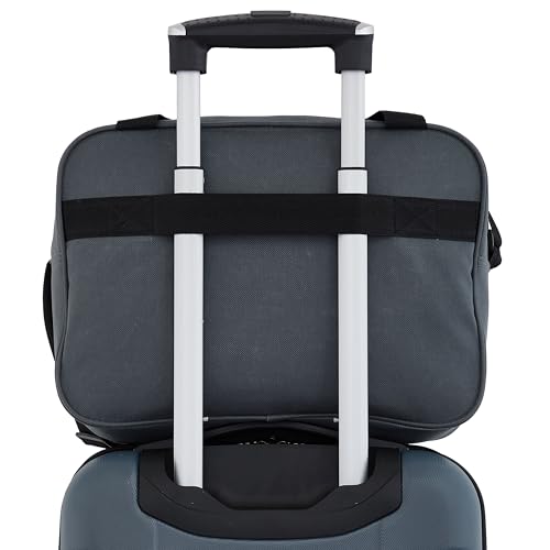 Image of Travelers Club Midtown Hardside 4-Piece Luggage Travel Set, Slate