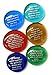 Lifeforce Glass Scripture Glass Stones,Six of Your Favorite Inspiring Bible Verses on Translucent and Opaque Rocks Set II