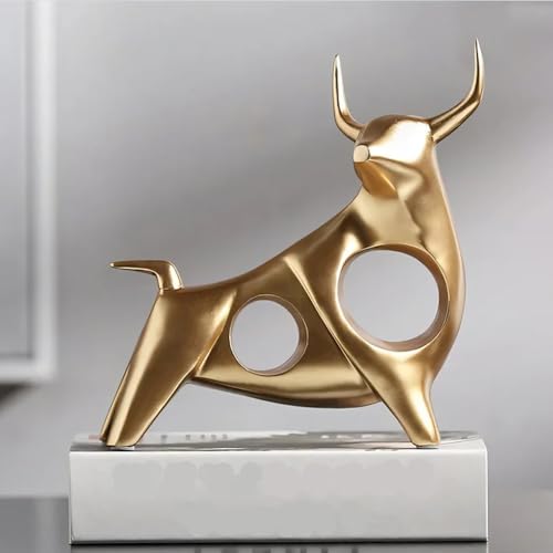 Nordic Ornament Decoration Office TV Cabinet Creative Cow Ornamen...