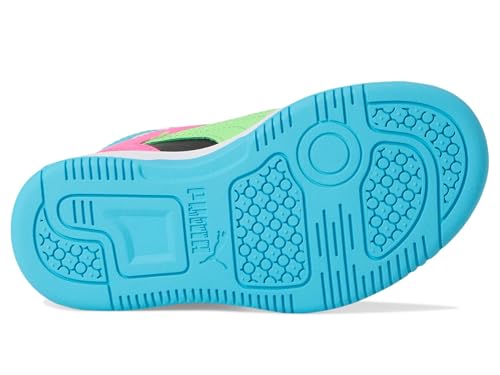 Image of PUMA Kids' Rebound Layup Mid Hook and Loop Sneakers