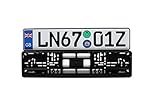 Great Britain Euro Plate Package with Registration Seals - Plate, Frame & Mounting Screws