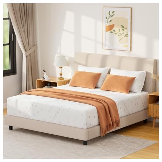 Amdroid 10 Inch King Memory Foam Mattress, Medium Firm Gel Foam Mattress