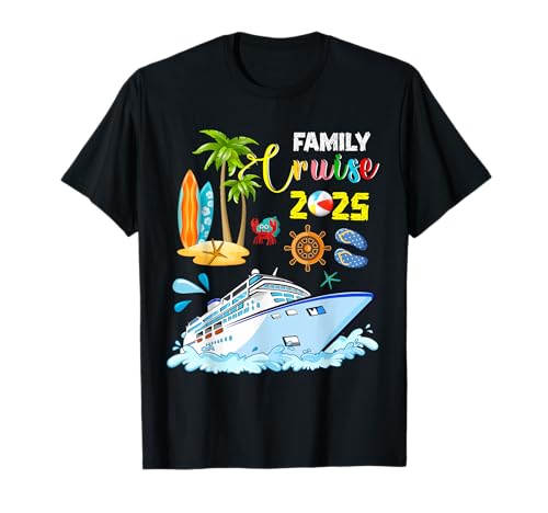 Family Cruise 2025 Summer Vacation Cruising Cruise Traveling T-Shirt