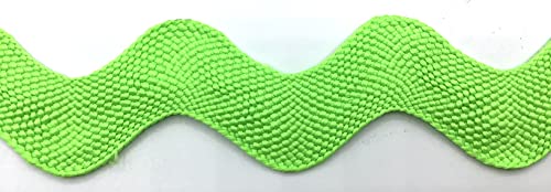 Image of 1-1 /2 inch Giant Jumbo RIC Rac (Lime, 10 Yards)
