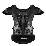 Webetop Adults Dirt Bike Body Chest Spine Protector Armor Vest for Skiing L