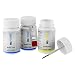 MG PRIME Peinture Voiture Kit de Stylo retouche pour Citroen EPY/PY Rouge Rubi Nacre Metallic/Ruby Red Metallic d'apprêt, de Base, de Vernis de 50ml par Flacon