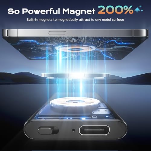 Image of 72GB(7000Hrs) Magnetic Voice Activated Recorder, Digital Voice Recorder with DSP 5.0-AI Noise Reduction for Lectures Meeting, Smart Tape Dictaphone Recording Device, Playback, Classes, Interviews