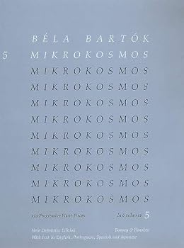 Mikrokosmos Piano Volume 5 Blue (English, Portugese, Spanish and Japanese Edition) (English, Spanish and Japanese Edition)