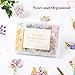 Dizdkizd Gilding Flower Stickers (240 Pieces) - Glitter Watercolor Transparent Stickers for Card Making Scrapbooking Envelopes Wrapped Gifts Arts and Crafts Journaling