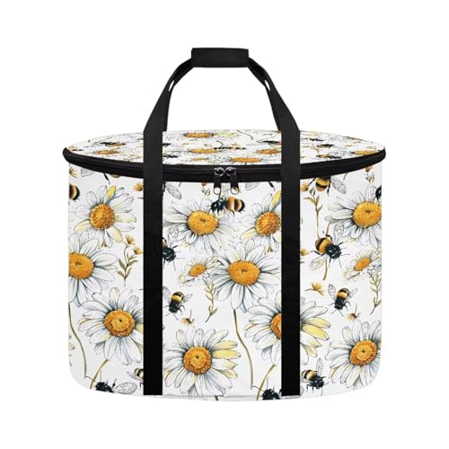 Vanideaoty Daisy Soft Slow Slow Cooker Travel Bag Dust Cover Novelty Appliance Replacement Rice Cooker Pressure Accessories