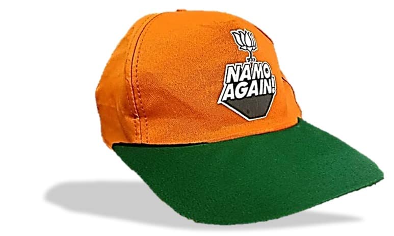 Selling Uniqness NAMO Again Printed Durable Cap of BJP/Bhartiya Janta Party (Saffron)-image-32