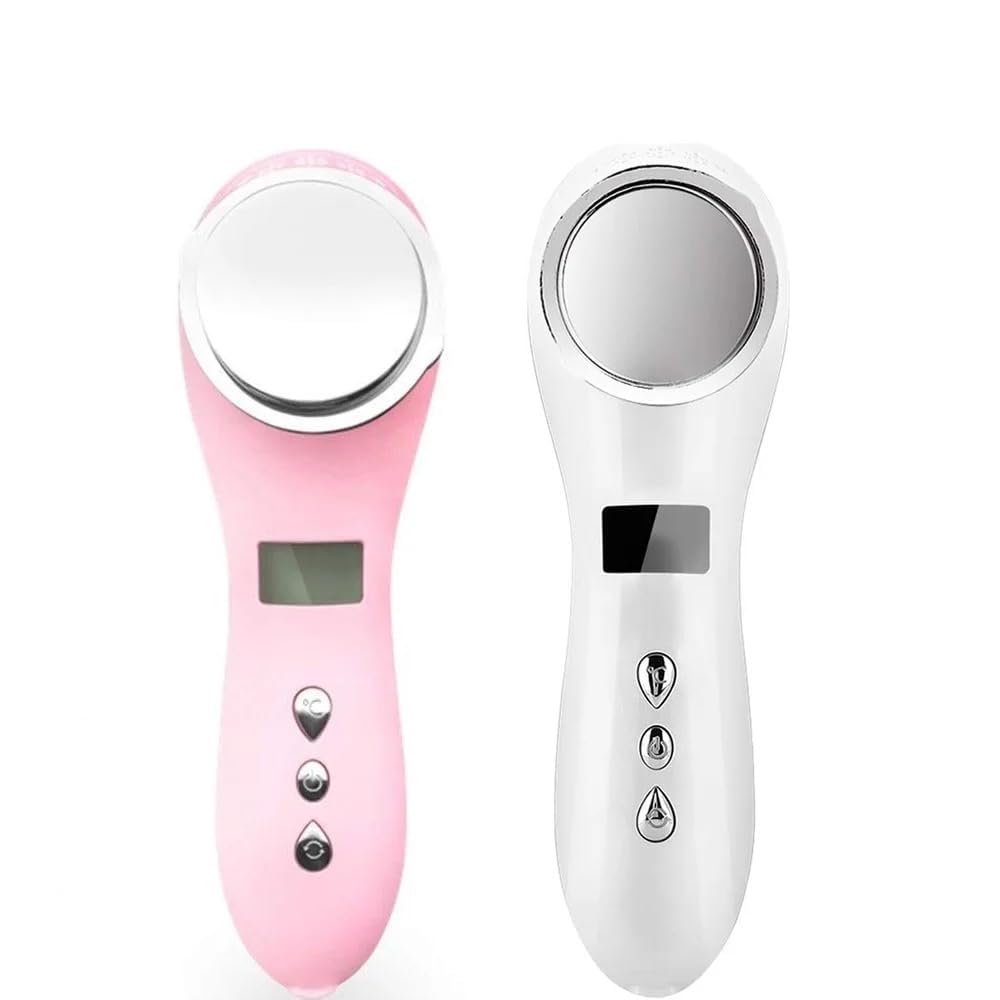 Handheld Face Massager with EMS, Hot & Cold Therapy, RF & LED Light | Skin Tightening, Wrinkle Removal, Anti-Aging & Rejuvenation Device for Face & Body-image-40