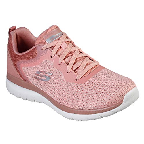 Skechers Skechers Women's Bountiful - Quick Path Sneaker, Rose, 9.5