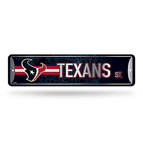Rico Industries NFL Football Houston Texans Metal Street Sign
