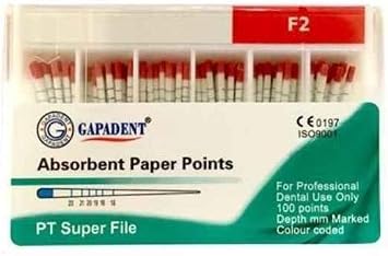 Great Pro Taper Absorbent Paper Points-F2 100 Points