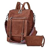 OPAGE Backpack Purse for Women Leather Backpack Purse Travel Backpack Fashion Designer Ladies Should